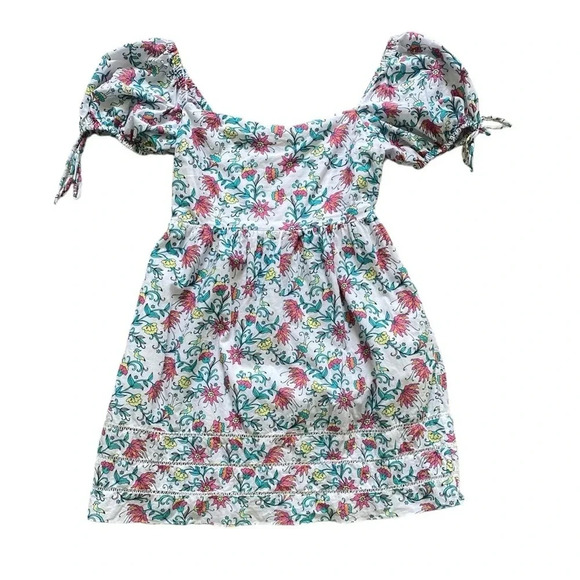 Celina Moon Ladder Lace Mini Dress White Floral Size Small - Picture 3 of 9